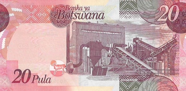 PN31h Botswana - 20 Pula (New Sign & Date 2022)